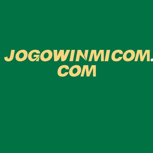 Logo da JOGOWINMICOM